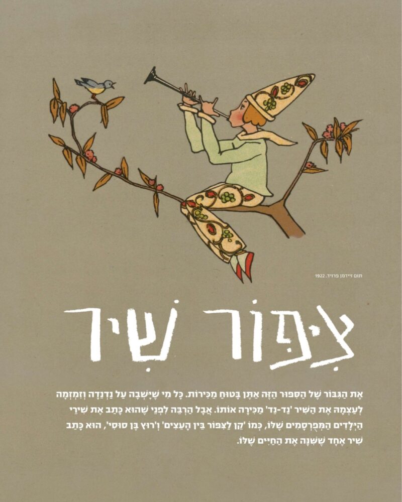 שער ציפור שיר ביאליק מגזין פצקרשת